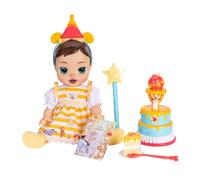 Disney Darlings Winnie the Pooh Birthday Celebration Feature Doll 13" / 33cm, Officially Licensed by Jakks Pacific, Interactive Light Up & Sounds, Fun Pooh Inspired Accessories, Gift for Girls 3+