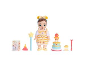 Disney Darlings Winnie the Pooh Birthday Celebration Feature Doll 2+ | Officially Licensed by Jakks Pacific, Interactive Features, Includes Accessories, Perfect First Birthday Gift for Girls 3+