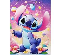 Disney Decorative Wall Poster Cartoon Stitch Series Print on Coated Paper 40 x 30 cm Without Frame