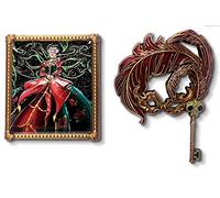 Disney Designer Collection Midnight Masquerade Limited Edition Set of 2 Pins Series 2 of 6 Lady Tremaine (Cinderella)