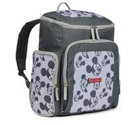 Disney Diaper Bag Backpack with Changing Pad Mickey Mouse - 16” Nylon Baby Bag for Parents, Insulated Bottle Holders, Multiple Storage Pockets