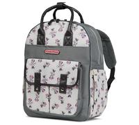 Disney Diaper Bag Backpack with Changing Pad Minnie Mouse - 16” Nylon Baby Bag for Parents, Insulated Bottle Holders, Multiple Storage Pockets