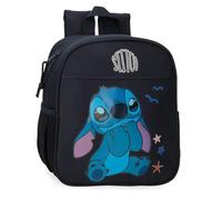 Disney Disney Joumma Stitch Excited Backpack Preschool Black 21x25x10cm Polyester 5.25L, Black/White, One Size, Preschool Backpack