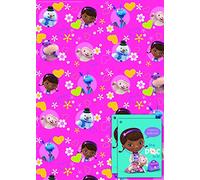 Disney Doc McStuffin 2X Gift Wrap Sheets and 2X Gift Tags