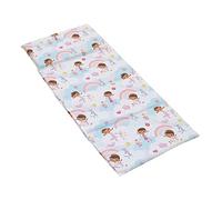 Disney Doc McStuffins Cuddle Team Purple, Pink and Aqua Rainbows and Clouds Preschool Nap Pad Sheet