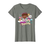 Disney Doc McStuffins Hugs Prescribed T-Shirt T-Shirt, Women, Olive Heather, Large