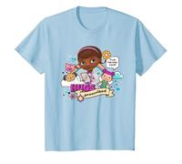 Disney Doc McStuffins Hugs Prescribed T-Shirt T-Shirt, Youth, Baby Blue, 2T