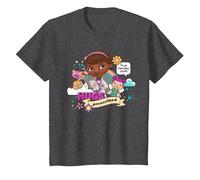 Disney Doc McStuffins Hugs Prescribed T-Shirt T-Shirt, Youth, Dark Heather Grey, 3T