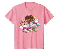 Disney Doc McStuffins Hugs Prescribed T-Shirt T-Shirt, Youth, Pink, Large