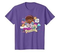 Disney Doc McStuffins Hugs Prescribed T-Shirt T-Shirt, Youth, Purple Heather, 2T