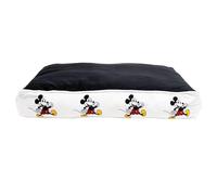 Disney Dog Bed, Mickey Mouse Walking Pose White, Rectangle Gusset