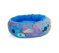 Disney Dog Bed, Stitch and Scrump Poses Blue Lavender, Donut