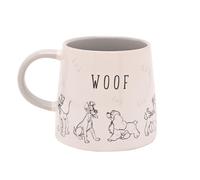 Disney Dogs Ceramic Mug with Black and White illustrated Images