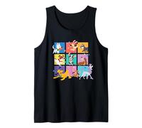 Disney Dogs Pluto and Pals Stylized Animated Pets Tank Top
