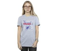 Disney Donald Duck Comics Cotton Boyfriend T-Shirt In Grey Grey S