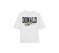 Disney Donald Duck Football Kick Oversized T Shirt, White White
