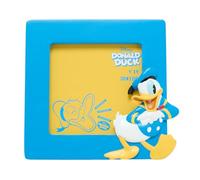 Disney - Donald Duck - Square Photo Picture Frame 4 x 4″ Single Aperture - Officially Licensed Merchandise - Homeware & Decor For Fans, Kids Bedroom, Living Room & Office. Self Standing & Easel Back.