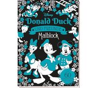 Disney Donald Duck und Freunde: Malblock: über 60 entenstarke Motive zum Ausmalen!: Block mit Goldfolienpägung