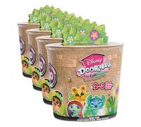 Disney Doorables In Full Bloom Mini Peek Series 15 - Mystery Floral Themed Mini Figures, Assemble and Display, Collectible Disney Surprise Toy, For Collectors, Fans, Tweens & Kids 5 Up (Pack of 4)