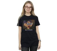 Disney Dopey Born To Dazzle Cotton Boyfriend T-Shirt In Black Black 5XL