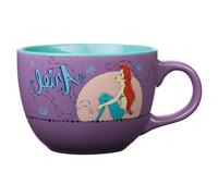 Disney DP114633 Little Mermaid Princess Ariel Moonlight Ceramic Soup Mug, 24 Ounce, Multicolor