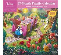 Disney Dreams Collection by Thomas Kinkade Studios: 17-Month 2023-2024 Family Wall Calendar
