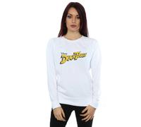 Disney Women's Duck Tales Logo Sweatshirt in White | Size: Large Disney White L