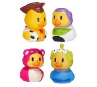 Disney Duckaloos 4" 10cm Classic Rubber Duck Sets, Set of 4