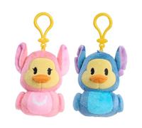 Disney Duckalooz Clip-On Plush Stitch Combo Pack - Stitch and Angel