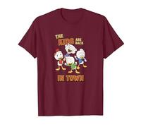 Disney DuckTales The Kids Are Back In Town T-Shirt, Men, Burgundy, Medium
