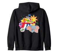 Disney Dumbo 85th Anniversary Circus Sticker Celebration Zip Hoodie