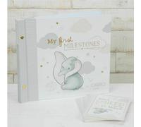 Disney Dumbo Baby Photo Album & Milestone Cards Gift Set