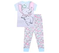 Disney Dumbo Be Happy Ladies Long Cotton Pyjamas (18-20) Blue