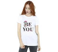 Disney Dumbo Be You Cotton Boyfriend T-Shirt In White White XXL