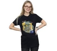 Disney Dumbo Circus Cotton Boyfriend T-Shirt In Black Black