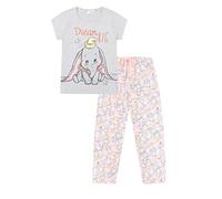 Disney Dumbo Dream Big Ladies Long Pyjama Set (14-16) Grey