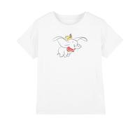 Disney Dumbo Fly Kids T Shirt, White, 3-4