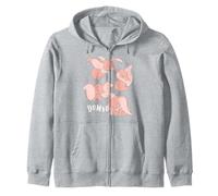Disney Dumbo Pink Dumbos Zip Hoodie