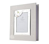 Disney - Dumbo - Real Silver-Plated Early Years Photo Album With 4 x 6″ Front Aperture Frame - Made in Italy - Officially Licensed Disney Merchandise - 29 Pages - Early Years, Nursery, Kids