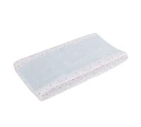 Disney Dumbo - Shine Bright Little Sta Aqua, Grey & White Super Soft Changing Pad Cover, Aqua, Grey, White,