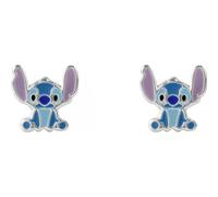 Disney E906667Sl-Ph Lilo And Stitch Pair Of Earrings In Silver Silver One Size