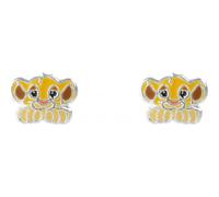 Disney The Lion King Simba Sterling Silver Enamel Earrings