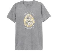 Disney Easter Mickey & Minnie Group MEDMICKTS176 Men's T-Shirt, Melange Grey, S, Melange Grey, S