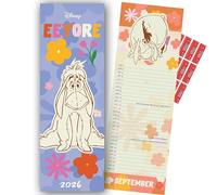 Disney Eeyore Calendar 2026 Slim Wall Calendar with FREE Organising Stickers Included
