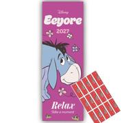 Disney Eeyore Calendar 2027 Slim Wall Calendar with FREE Organising Stickers Included