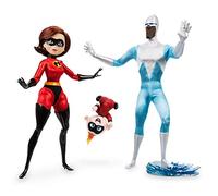 Disney Elastigirl, Jack-Jack, and Frozone Doll Set Designer Collection Pixar Animation Studios Series - Limited Edition