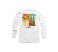 Disney Elemental Group Box With Ember, Wade & Clod Long Sleeve T-Shirt, White | Size: Large Disney White L