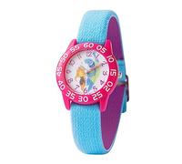 Disney Elemental Time Teacher Children's Quartz Analogue Watch, Blue, Blue Strap, blue, strip
