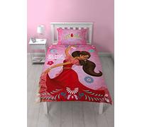 Disney Elena Avalor Duvet Cover Set, Polyester-Cotton, Pink, Single
