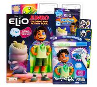 Disney Elio Ultimate Coloring and Activity Book Set - Bundle for Kids with Coloring Pages Mess Free Coloring Stickers More | Disney Elio Coloring